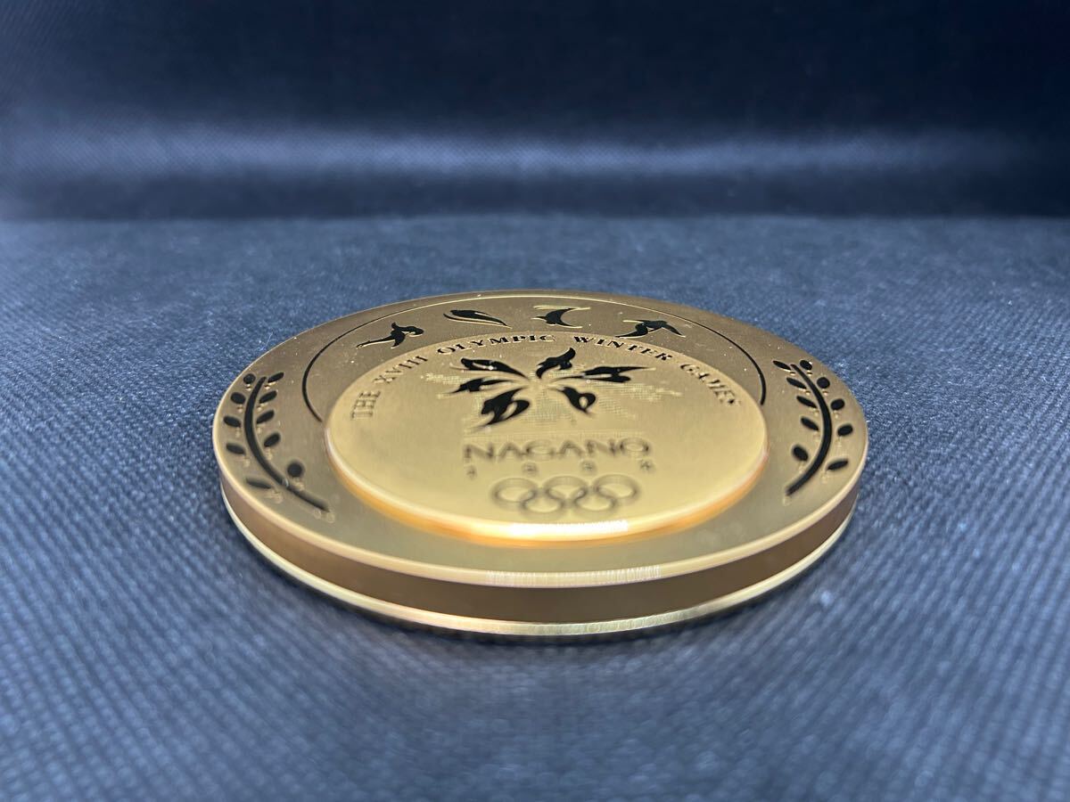 美品 1998年 長野オリンピック NAOC役員用 金メダル/記念メダル 美品 1998年 長野オリンピック NAOC役員用 金メダル/記念メダル