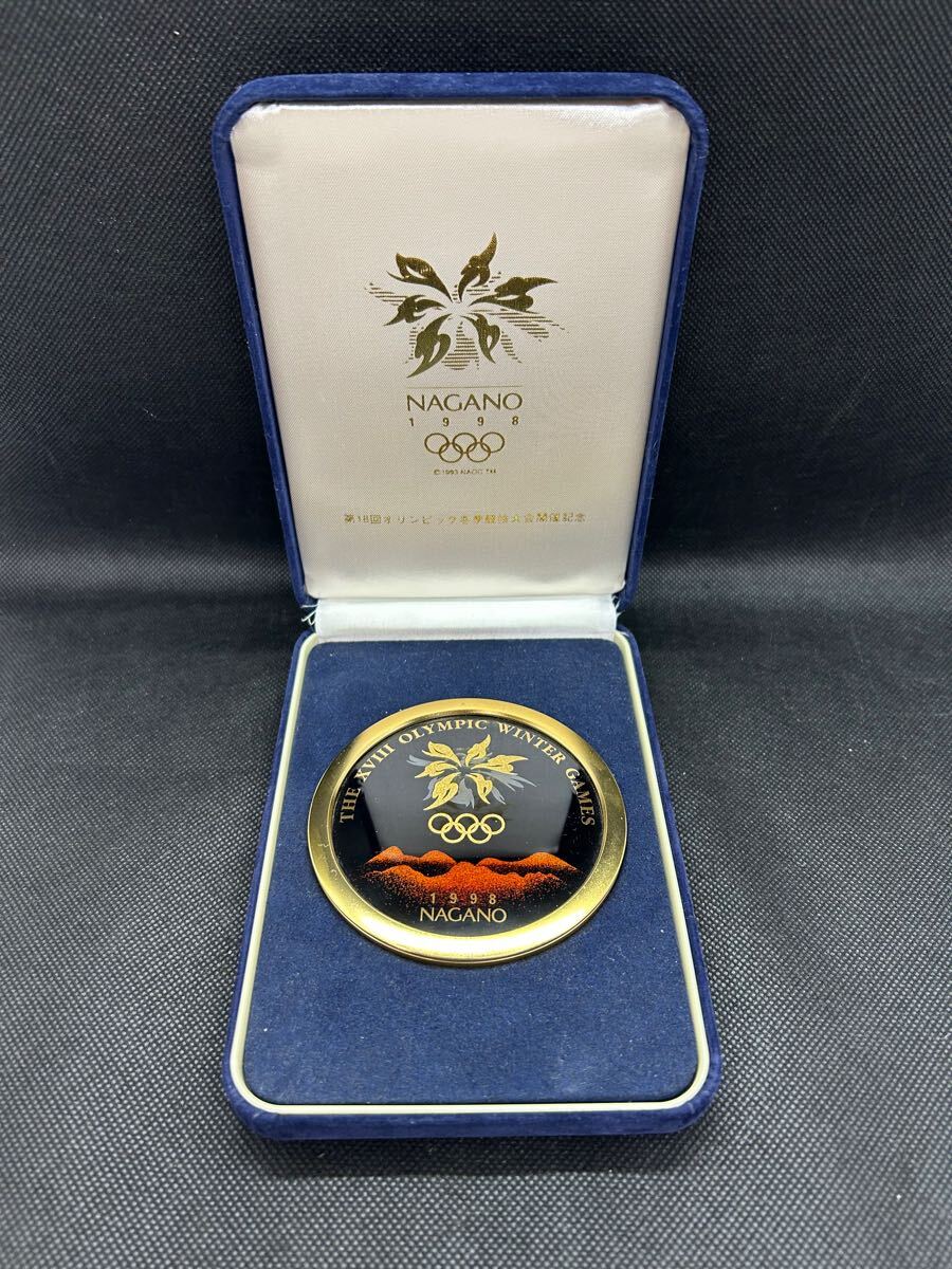 美品 1998年 長野オリンピック NAOC役員用 金メダル/記念メダル 美品 1998年 長野オリンピック NAOC役員用 金メダル/記念メダル