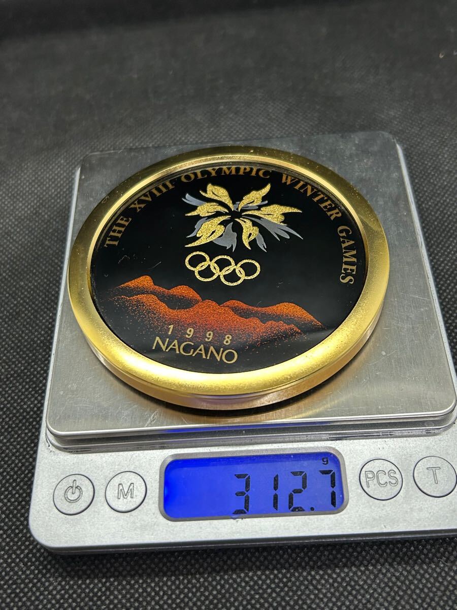 美品 1998年 長野オリンピック NAOC役員用 金メダル/記念メダル 美品 1998年 長野オリンピック NAOC役員用 金メダル/記念メダル