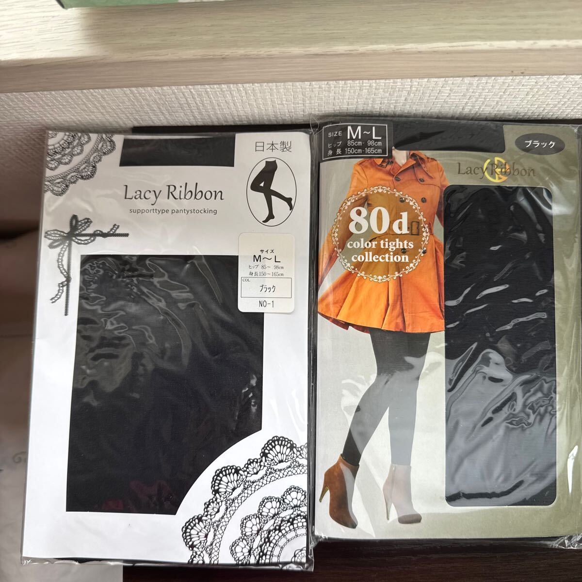 ストッキング M～L タイツ ブラック
