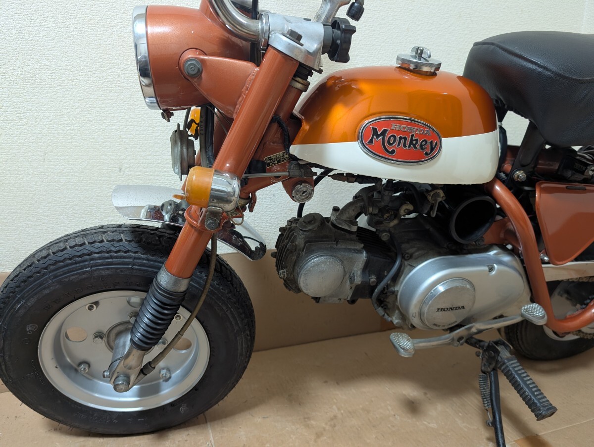ホンダ モンキー Z50Z Z50A‐2000 始動OK レストアベース 書付き ホンダ モンキー Z50Z Z50A‐2000 始動OK レストアベース 書付き