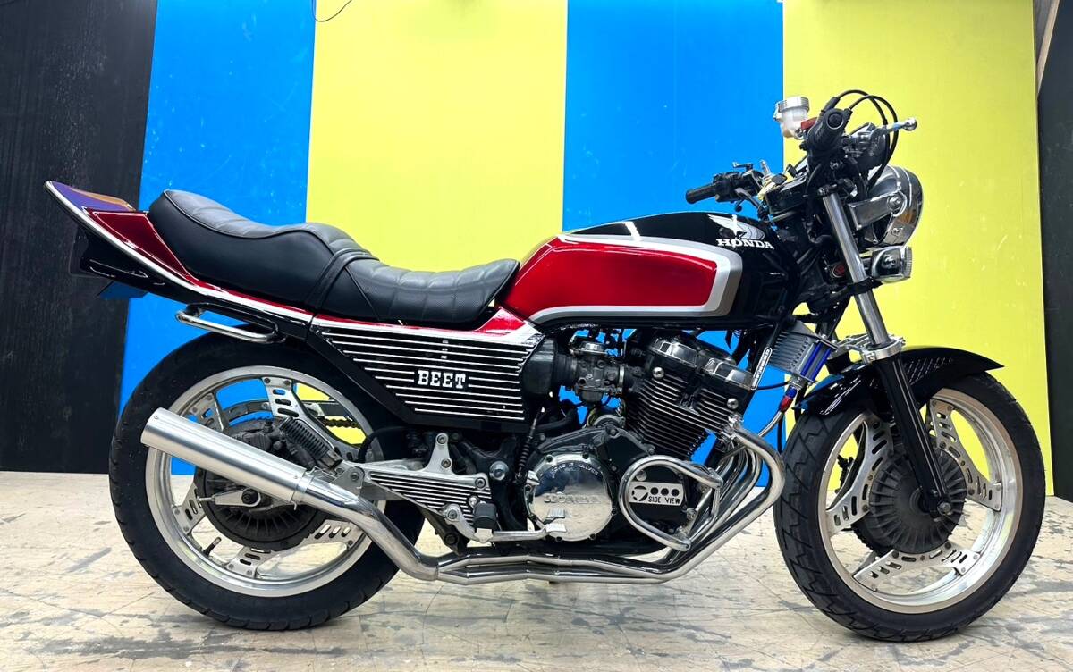 671 CBX400F 外装セット 黒赤2型 カラー/中古 美品 塗装後 未 671 CBX400F 外装セット 黒赤2型 カラー/中古 美品 塗装後 未