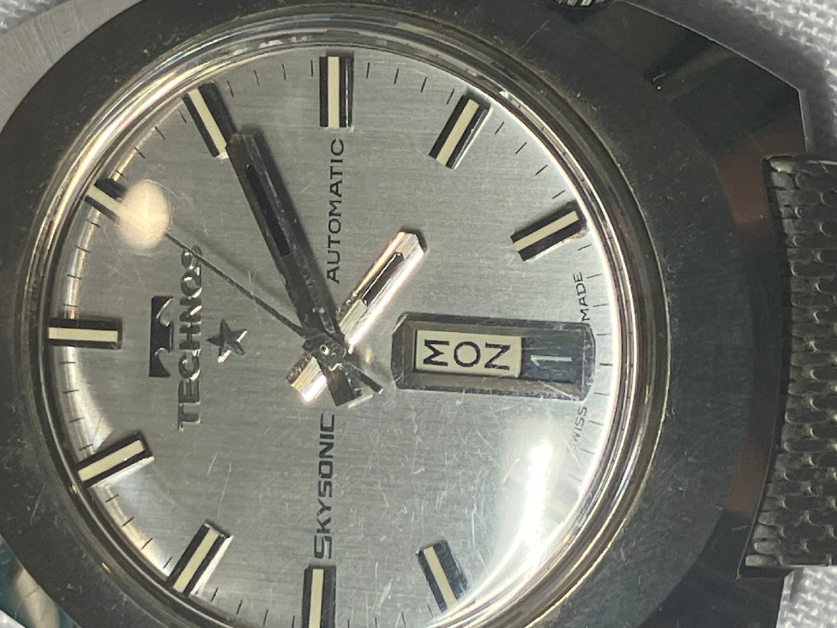 1円から】腕時計 稼働品 TECHNOS テクノス 自動巻き AUTOMATIC