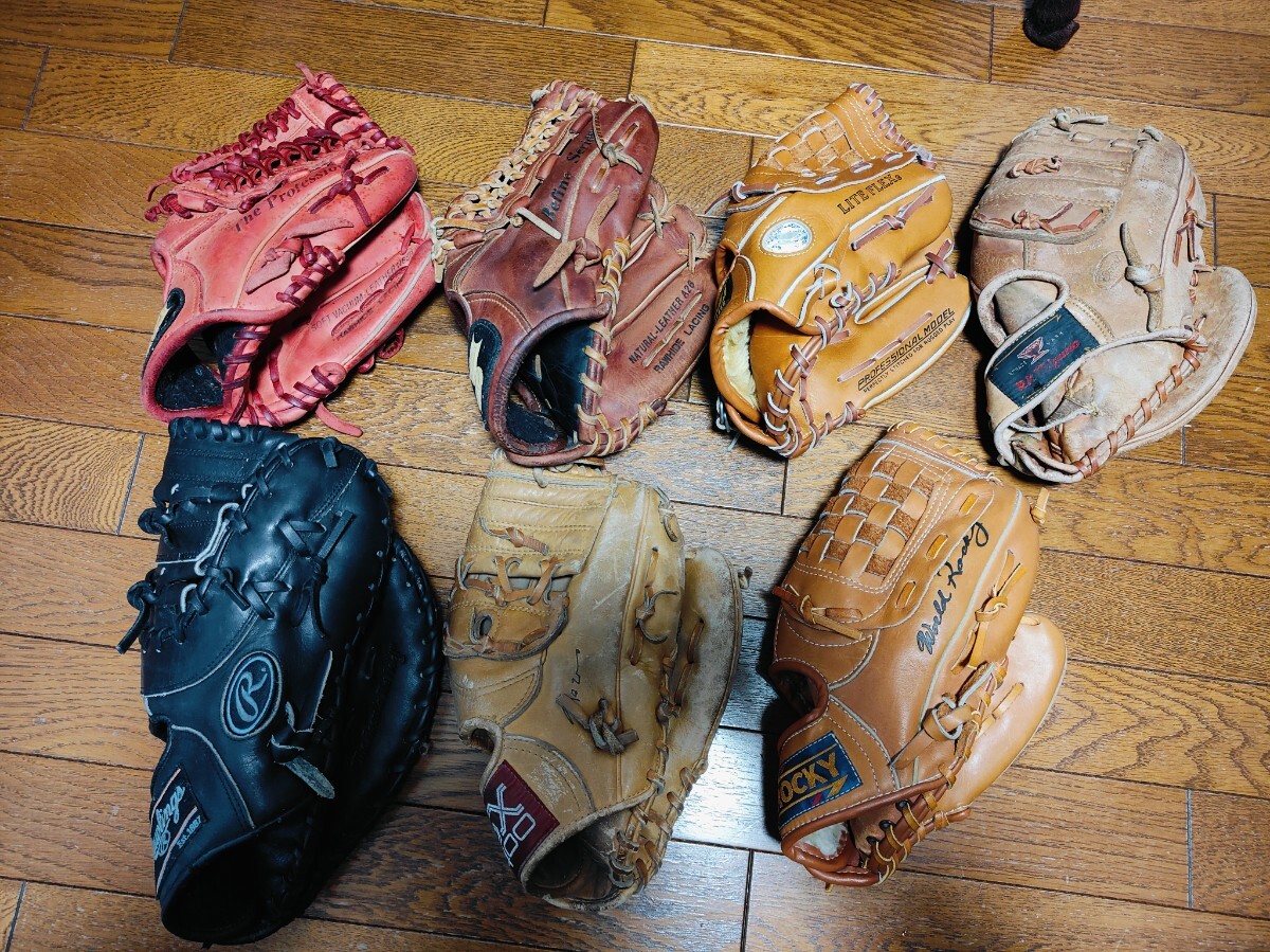 野球 グローブ Rawlings SSK MIZUNO 右用 まとめ売り