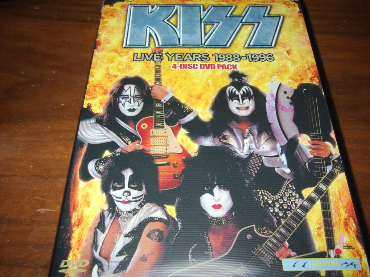KISS《 Live Years 88-96 Pro-Shot 》★ライブ映像4枚組
