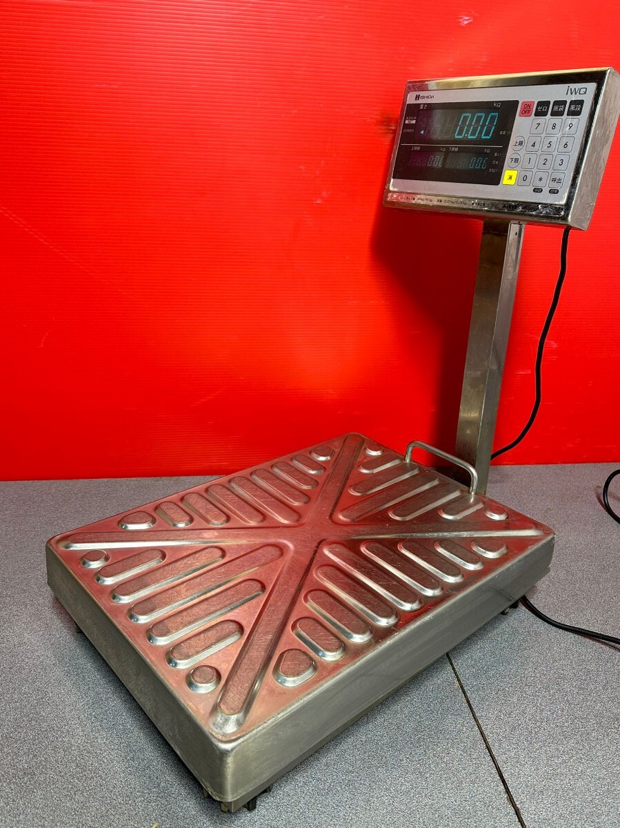 ISHIDA イシダ デジタル台はかり 防水デジタルはかり IWQ-60S 電気抵抗線式はかり 台はかり 動作確認済み