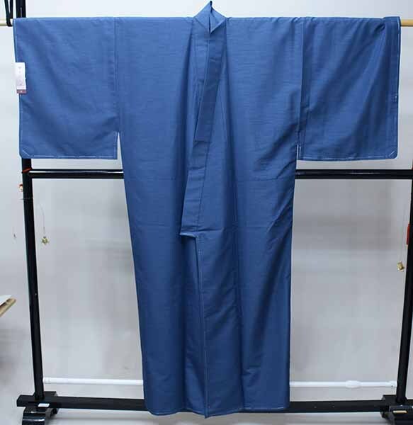  кимоно длина надеты . есть . одиночный товар синий цвет мужской S/M/L/LL/3L размер . inserting возможно новый товар ( АО ) дешево рисовое поле магазин NO37397-02