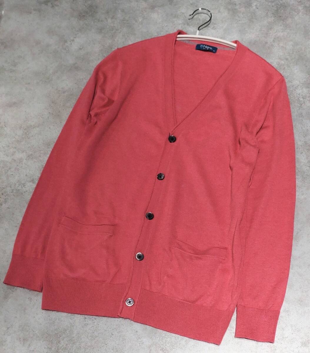 タグ付未使用品♪　Navy♪　メンズ　カーディガン♪　Mサイズ♪