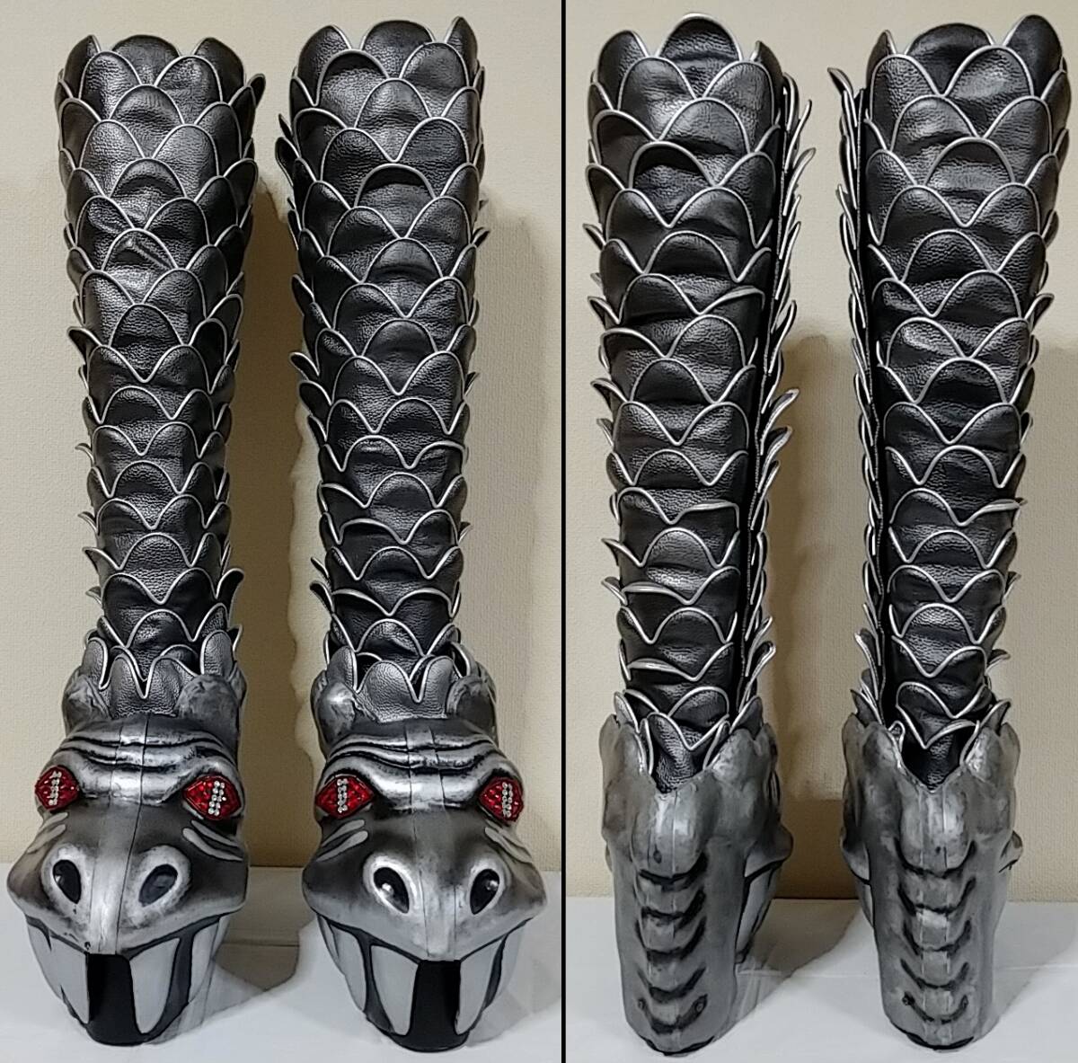 キッス KISS ジーンシモンズ Gene Simmons デストロイヤー ドラゴン ブーツ Destroyer Boots ポールスタンレー Paul Stanley Dragon Boots