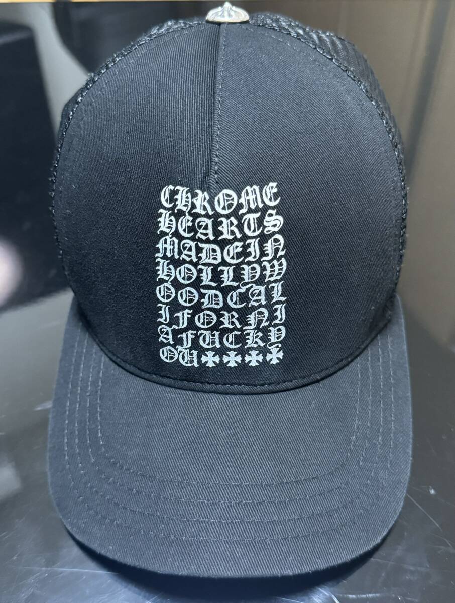 CHROME HEARTS クロムハーツ キャップ メッシュ ブラック 新宿 CHROME HEARTS クロムハーツ キャップ メッシュ ブラック 新宿
