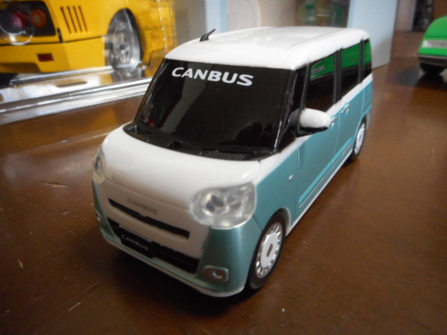 ★★ダイハツ 新型ムーウ゛ キャンバス ファインミント ツートン プルバックカー ディーラー特注 非売品 Move Canbus XL7★★
