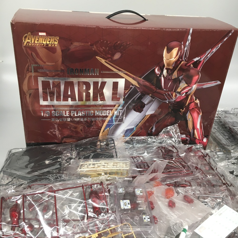 △△ アイアンマン 御模道 MARK L 9/1 SCALE PLASTIC MODEL KIT 未使用に近い