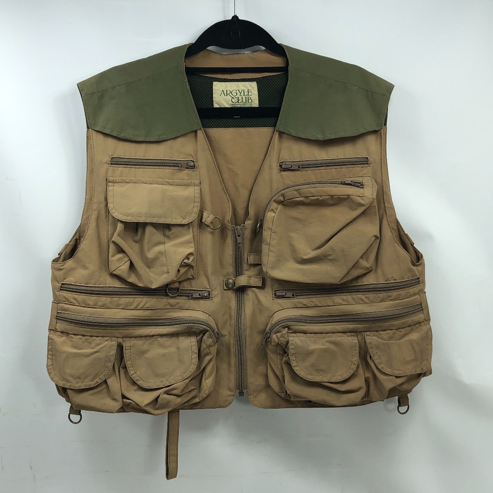 9450円 ΣΣ ARGYLE CLUB アーガイルクラブ フィッシングベスト L 9450円 ΣΣ ARGYLE CLUB アーガイルクラブ フィッシングベスト L
