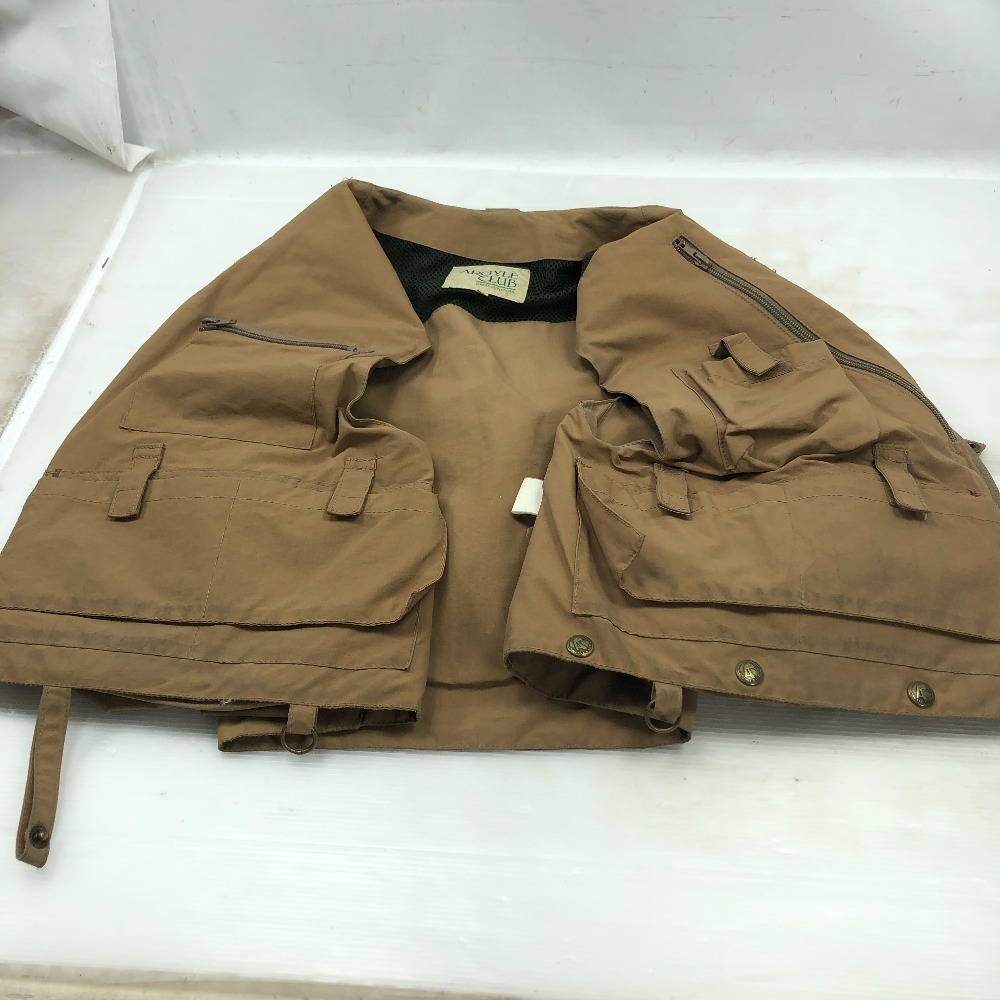 9450円 ΣΣ ARGYLE CLUB アーガイルクラブ フィッシングベスト L 9450円 ΣΣ ARGYLE CLUB アーガイルクラブ フィッシングベスト L
