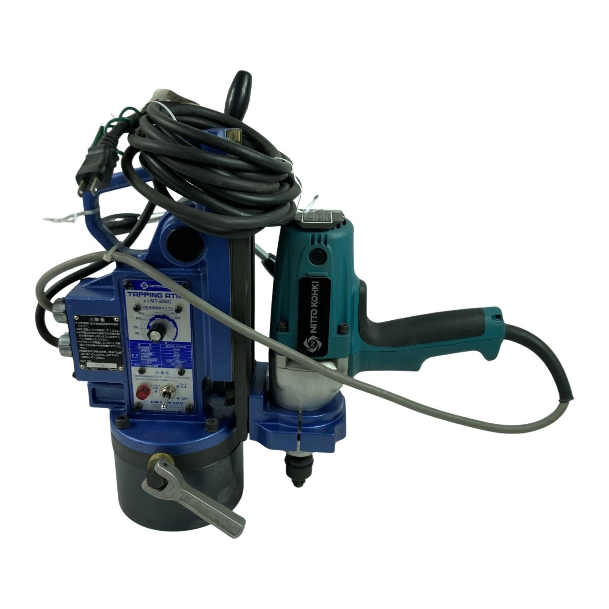 日東工器 タッピングアトラ MT-200C ブルー 程度B 本体のみ 日東工器 タッピングアトラ MT-200C ブルー 程度B 本体のみ