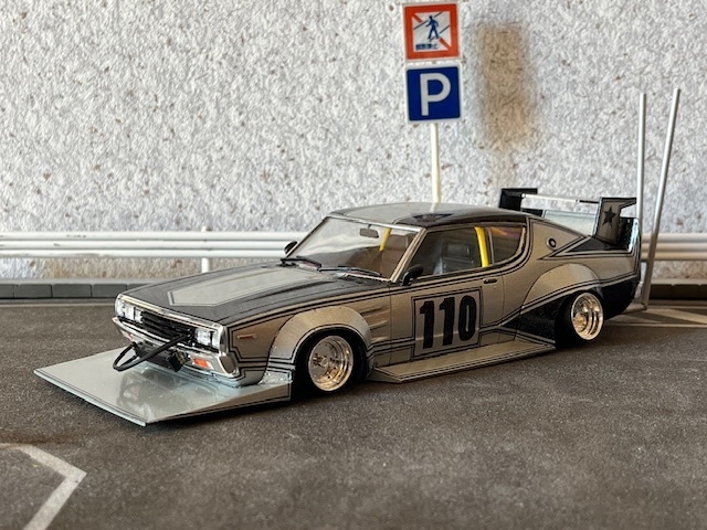 1/24 ケンメリ改 チバラギ仕様 完成品 旧車 暴走族車 街道 1/24 ケンメリ改 チバラギ仕様 完成品 旧車 暴走族車 街道