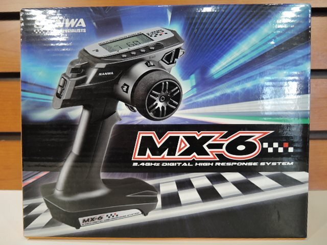 競売 セット RX-391 レシーバー MX-6 プロポ 3ch 2.4GHz スタンダードモデル サンワ SANWA 中古美品 動作未確認/ジャンク品 通電確認済 プロポセット