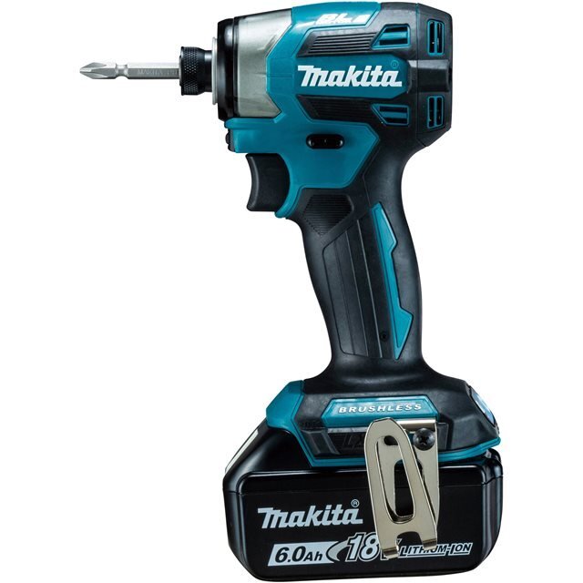makita マキタ 楽らく4モード 全周リング発光LEDライト搭載 6.0Ah 18V 充電式インパクトドライバ TD173DRGXB マキタブルー/未使用品 5146