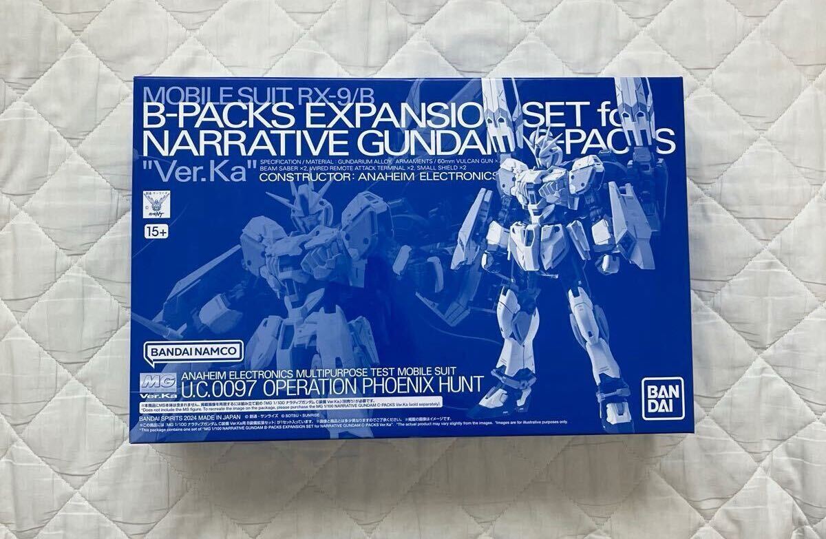 MG 1/100 ナラティブガンダム C装備Ｖer. Ka用 B装備拡張セット 訳あり ガンプラ プレバン限定 箱つぶれ