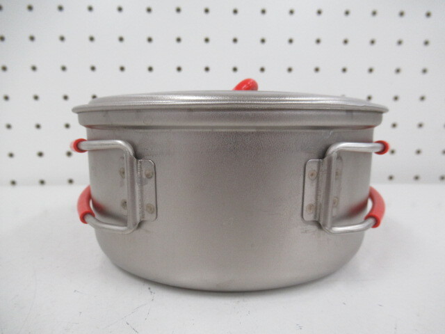 EVERNEW チタンウルトラライトクッカー1 ECA251R エバニュー 調理器具 036878013_画像3