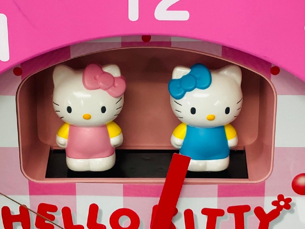 ☆サンリオ HELLO KITTYハローキティ 掛時計 4MH748 リズム時計 ☆サンリオ HELLO KITTYハローキティ 掛時計 4MH748 リズム時計
