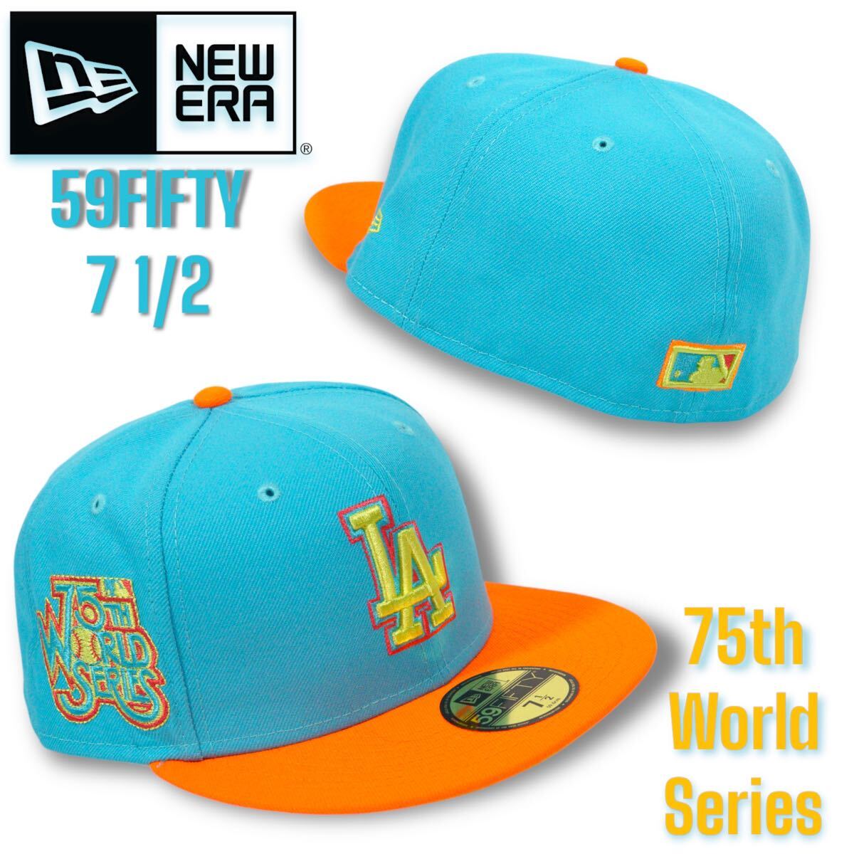 日本未発売】NEWERA Los Angeles Dodgers 59FIFTY 7 1/2 75th 日本未発売】NEWERA Los Angeles Dodgers 59FIFTY 7 1/2 75th