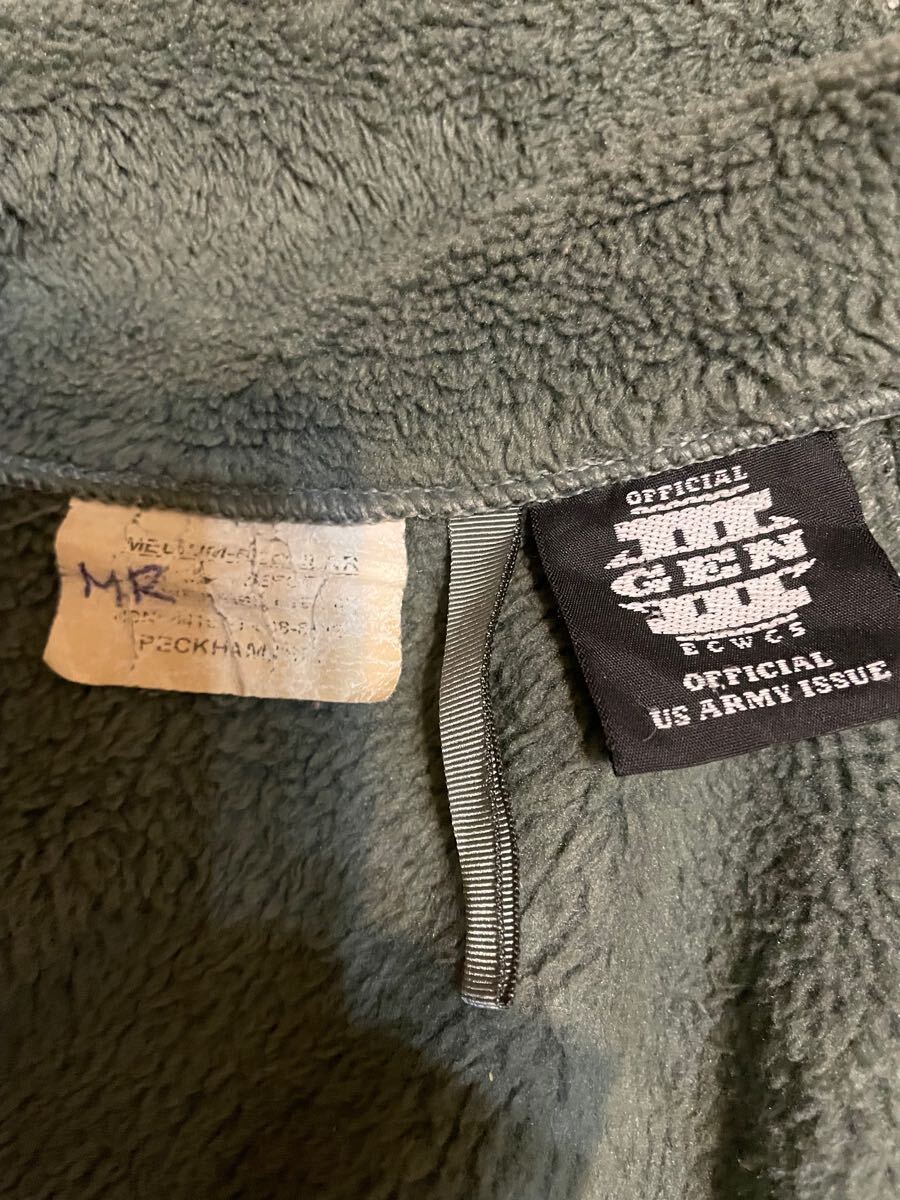 希少『ECWCS』GEN3 POLARTECフリースジャケット エクワックス ポーラテック アメリカ軍 米軍 US ARMY 陸軍 VINTAGE 実物 古着 M-R ②_画像6