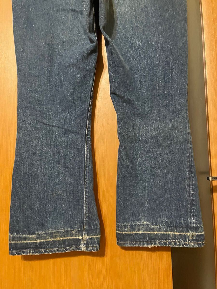 「高評価！」注目のレビュ 希少 70s『LEVIS』646 USA製66シングルオレンジタブ フレア パンツ