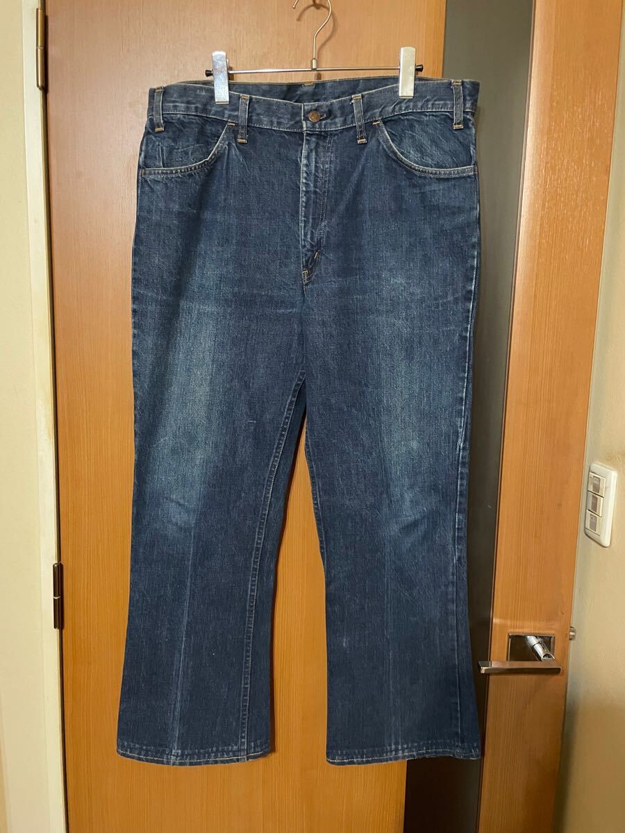 激レア 70s『LEVIS』517 BIG Eオレンジタブフレアデニムパンツ 激レア 70s『LEVIS』517 BIG Eオレンジタブフレアデニムパンツ