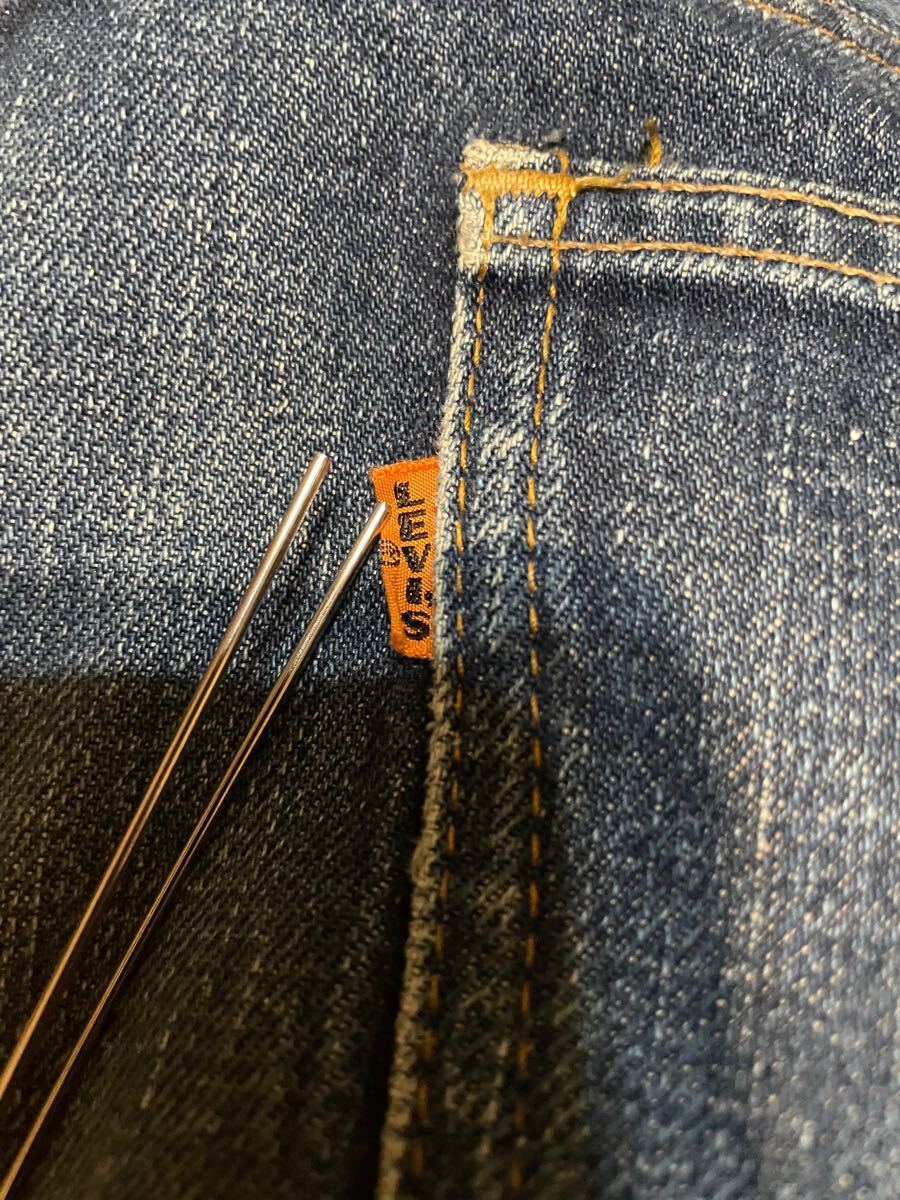 激レア 70s『LEVIS』517 BIG Eオレンジタブフレアデニムパンツ 激レア 70s『LEVIS』517 BIG Eオレンジタブフレアデニムパンツ