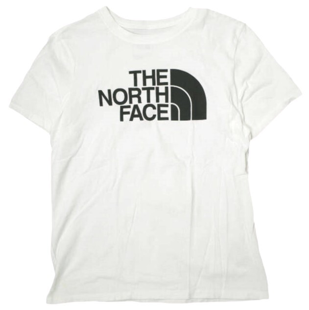 THE NORTH FACE ザ・ノースフェイス W'S LOGO TEE ウィメンズロゴプリントTシャツ L ホワイト 半袖 トップス g20884