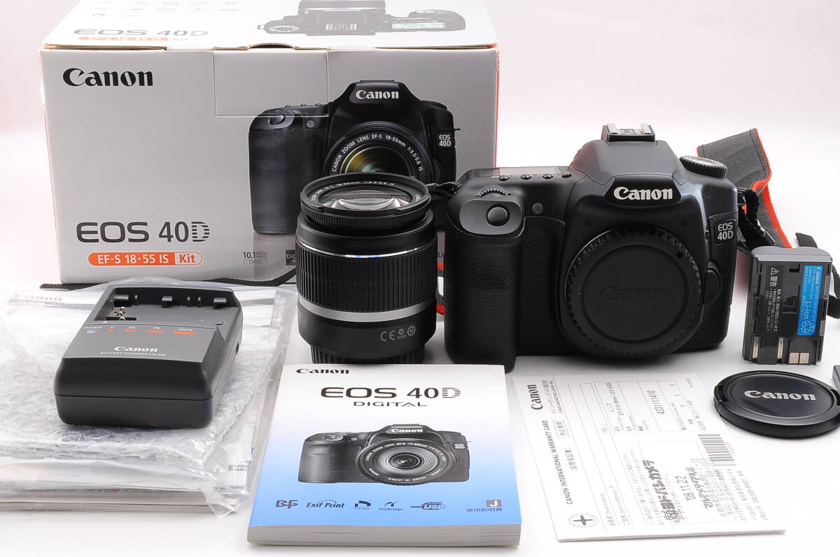 CANON EOS 40D EF-S 18-55mm ショット数8000回台 デジタル一眼レフ カメラ