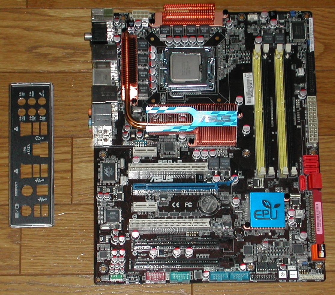 Q9650付き　ASUS P5Q-E LGA775