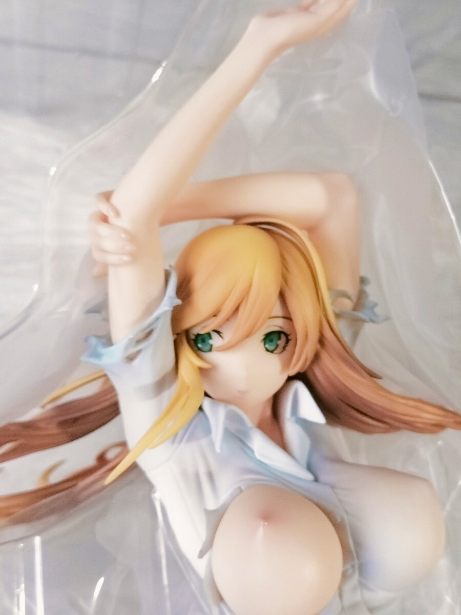 【美品】ドラゴントイ 一騎当千 孫策伯符 濡れ透け紫ver. フィギュア 完成品 レア