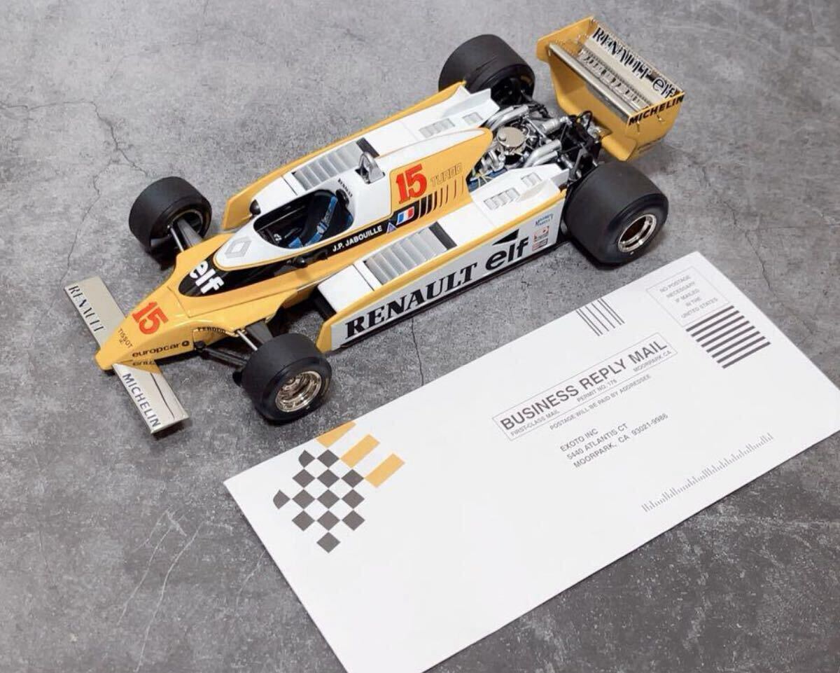エグゾト 1/18 モデルカー 1980 #15 ElF ルノー RE-20 ターボ エグゾト 1/18 モデルカー 1980 #15 ElF ルノー RE-20 ターボ