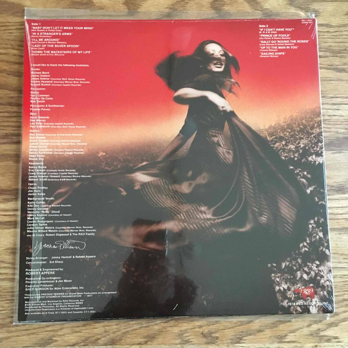 [US оригинал ]Yvonne Elliman/ Night Flight/ RSO/ RS-1-303/ shrink есть / рукописный текст .mato