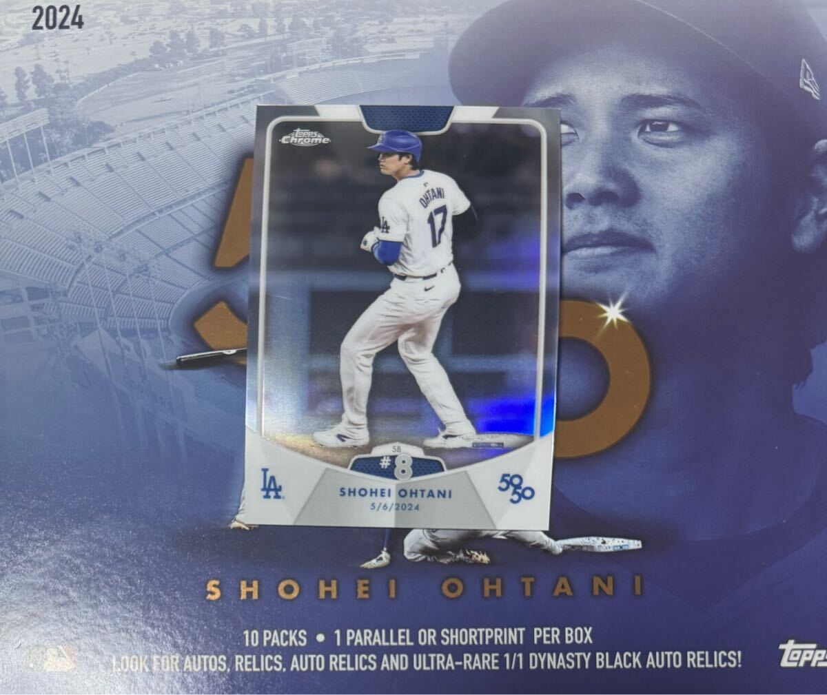 HOT，新作 2024 Topps 大谷翔平 50/50 【リフラクター】SB#8 Shohei