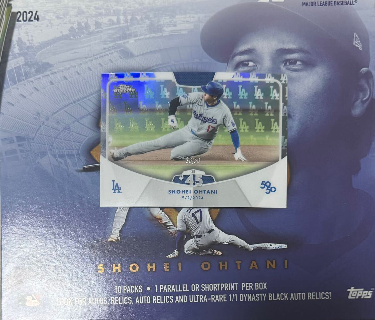 Topps 大谷翔平 50/50 LA ロゴフラクター　chrome サイン以外 topps 大谷翔平 50⁄50 LA ロゴフラクターchrome 99 大谷翔平 TOPPS