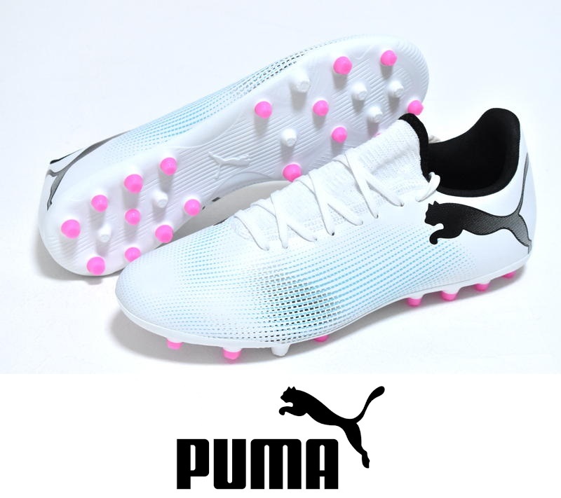 【税込】 Play 7 Future PUMA 【送料無料】新品 MG マルチグラウンド フューチャー スパイク サッカー 107725-01 26.5cm 26.5cm