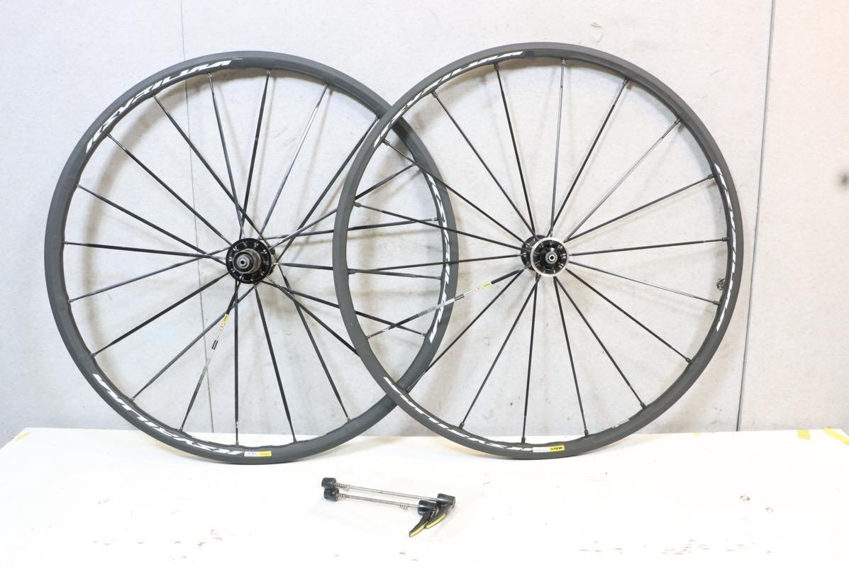 ○MAVIC マビック KSYRIUM SLE Exalith リム KSYRIUM K10 ハブ/スポーク シマノフリー 11/12s対応 クリンチャー ホイールセット