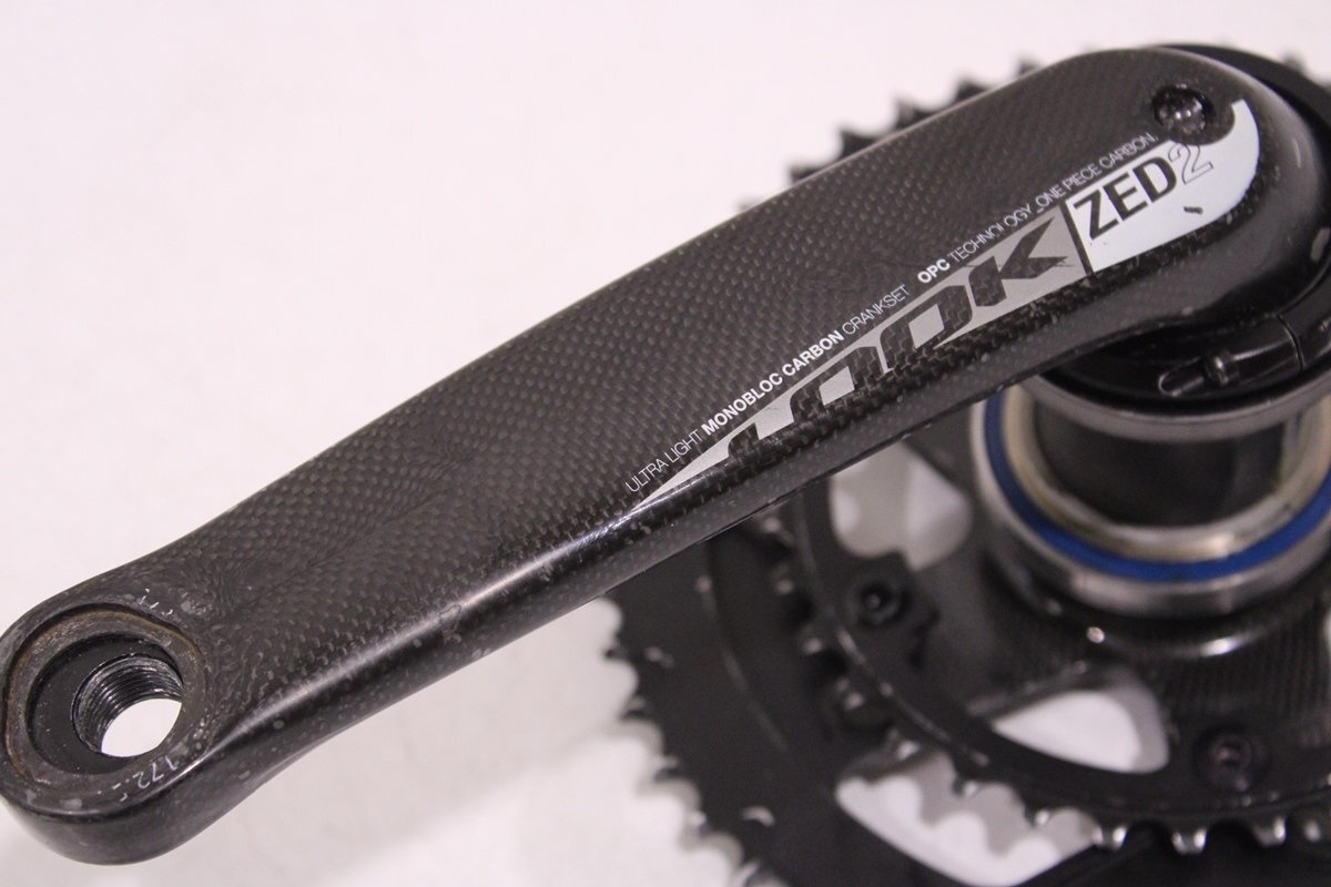 ★LOOK ルック ZED2 170/172.5/175mm 50/34T 2x10/11s カーボンクランクセット BCD:110/130mm