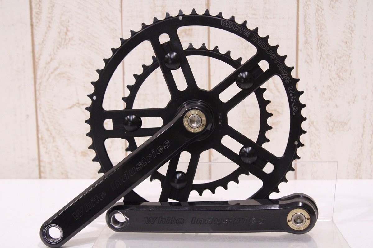 ★WHITE INDUSTRIES ホワイトインダストリー VBC road crank set 170mm 52/36T 2x9/10/11s クランクセット ダイレクトマウント 美品