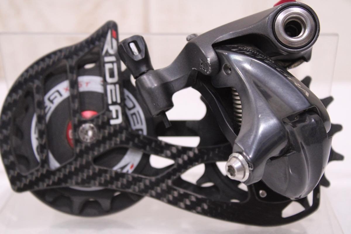 ★SHIMANO シマノ RD-6800 ULTEGRA リアディレイラー RIDEA フルセラミックビッグプーリー換装