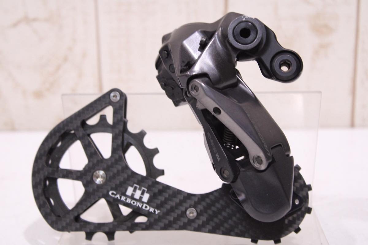 ★SHIMANO シマノ RD-R8150 ULTEGRA Di2 電動変速 リアディレイラー CDJ フルセラミックビッグプーリー換装 極上品