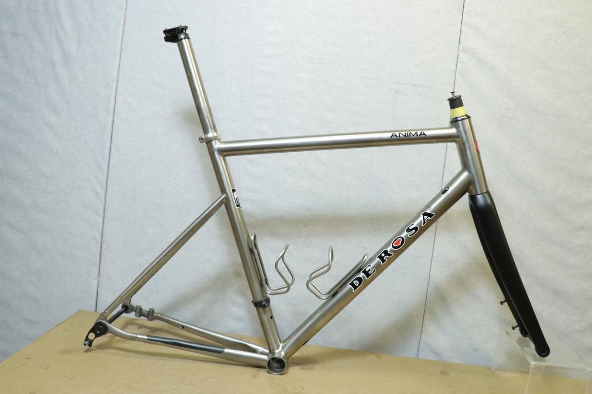 □□□DE ROSA デローザ ANIMA チタンフレーム 51size チタンシートポスト チタンケージ付属