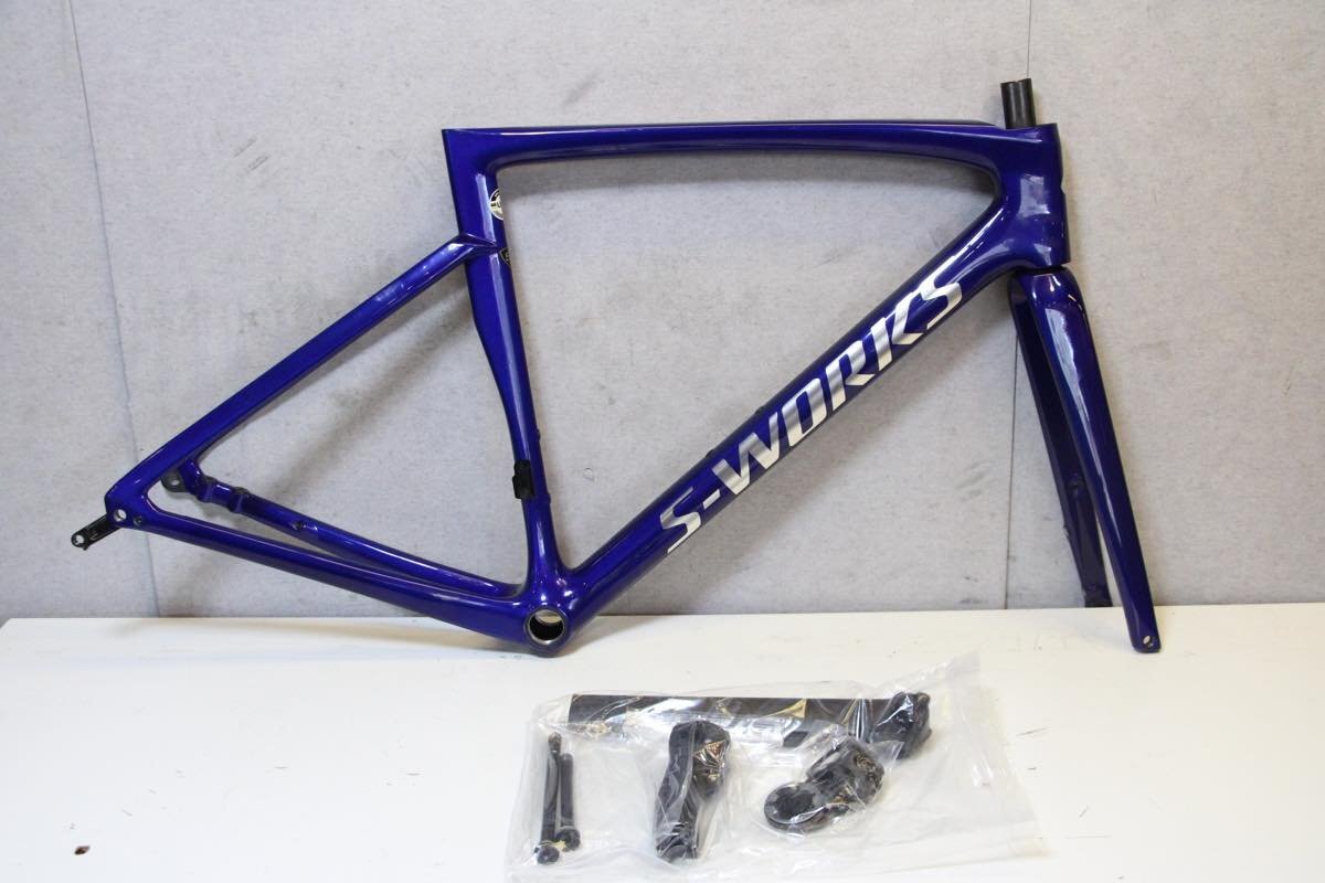 □□□SPECIALIZED スペシャライズド S-WORKS TARMAC SL7 BLUE TINT カーボンフレーム 2021年 54size 美品