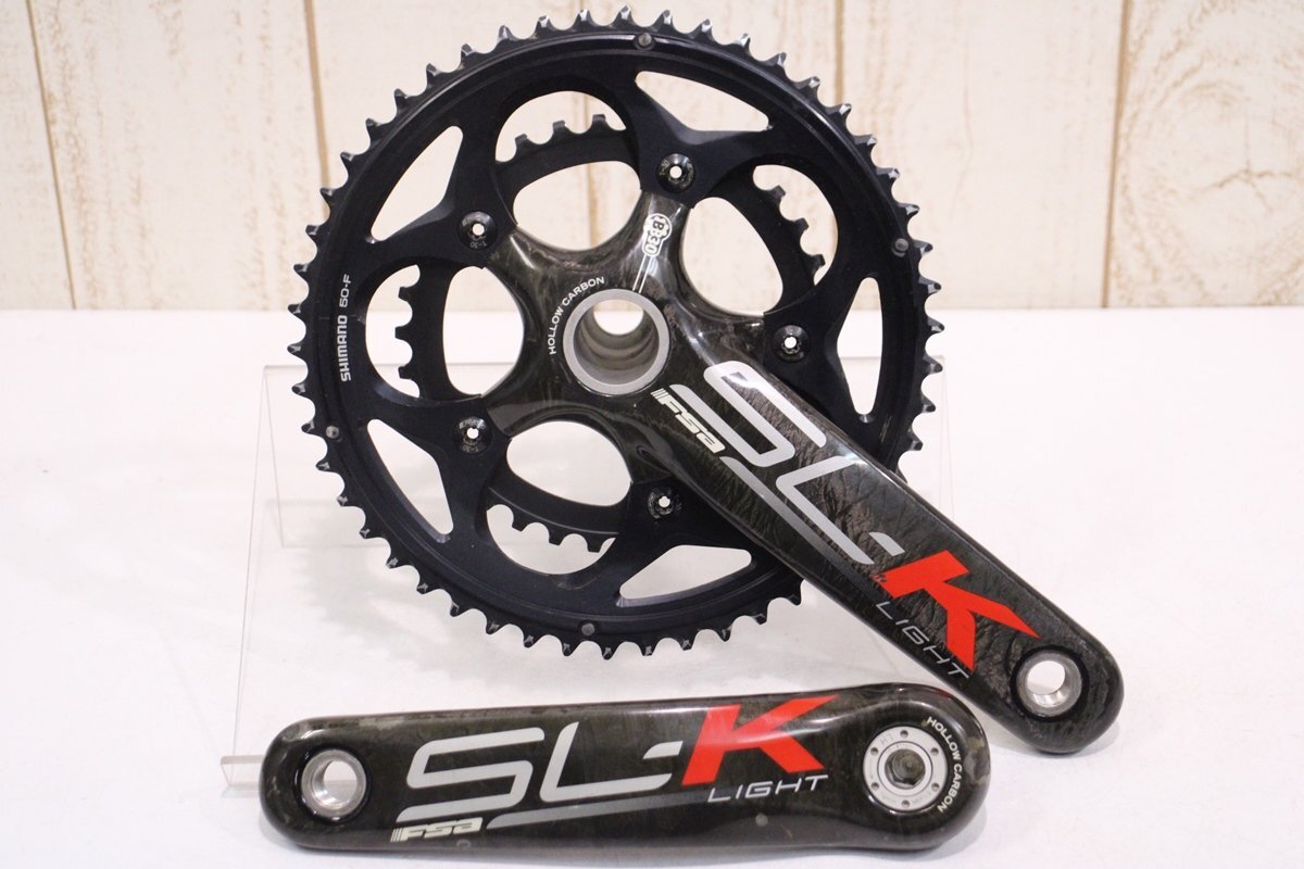 【セール】 ☆FSA カーボンクランクセット 2x9/10s 50/34T 170mm LIGHT SL-K セット
