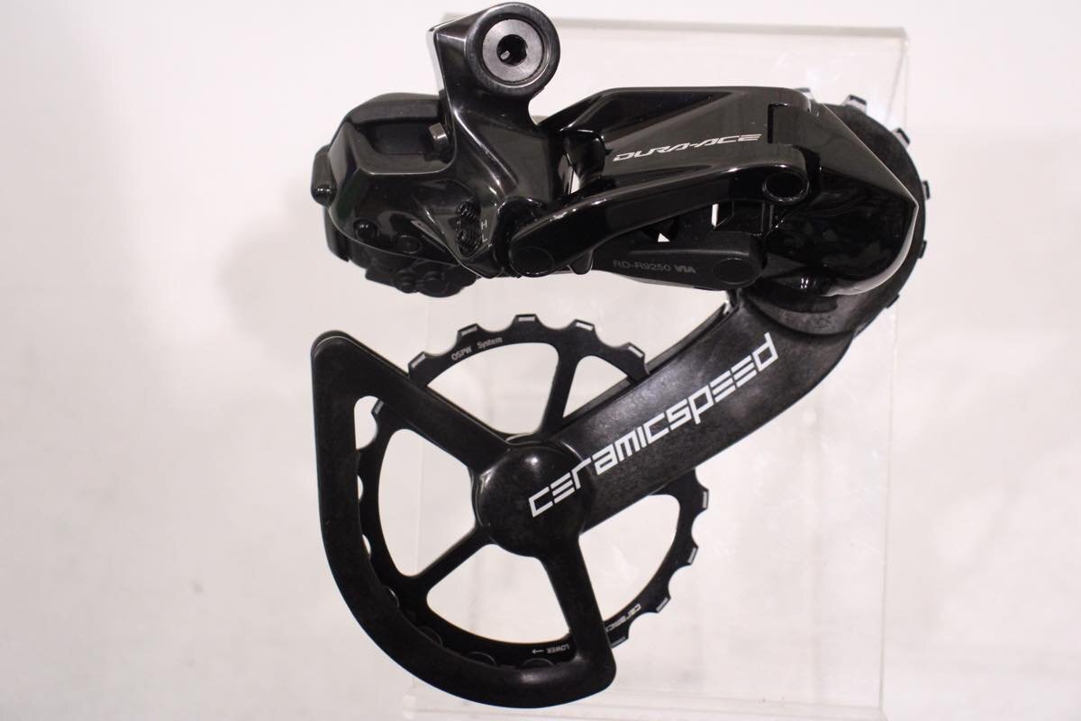 ★SHIMANO シマノ RD-R9250 DURA-ACE Di2 電動変速 リアディレイラー CERAMIC SPEED ビッグプーリー換装 美品