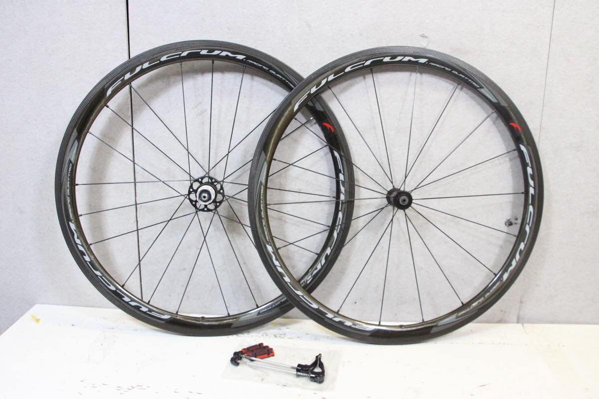 ○FULCRUM フルクラム RACING QUATTRO CARBON AC3 RIM シマノフリー 11/12s対応 クリンチャー カーボンホイールセット