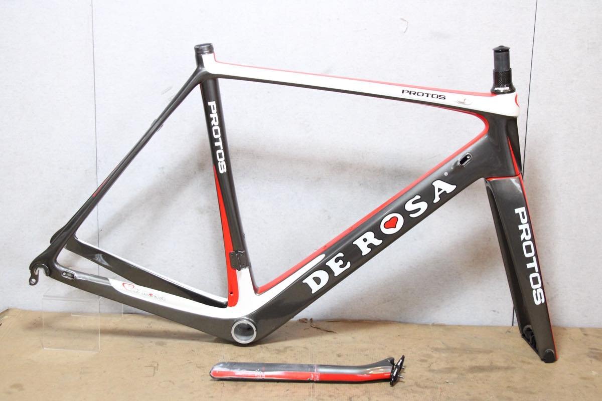 パリコレクション PROTOS デローザ ROSA □□DE カーボンフレーム 54.5size 2013年 ロードバイク